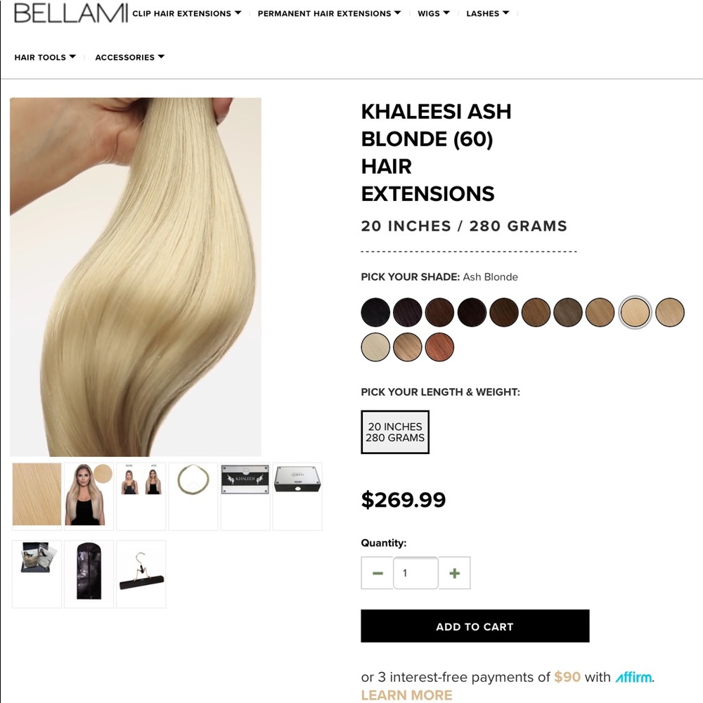 Bellami khaleesi  hair extensions
